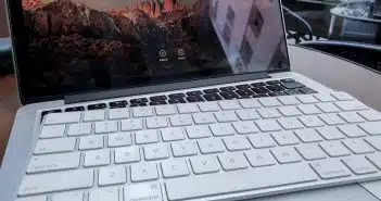 Apple keyboard on MacBook Pro