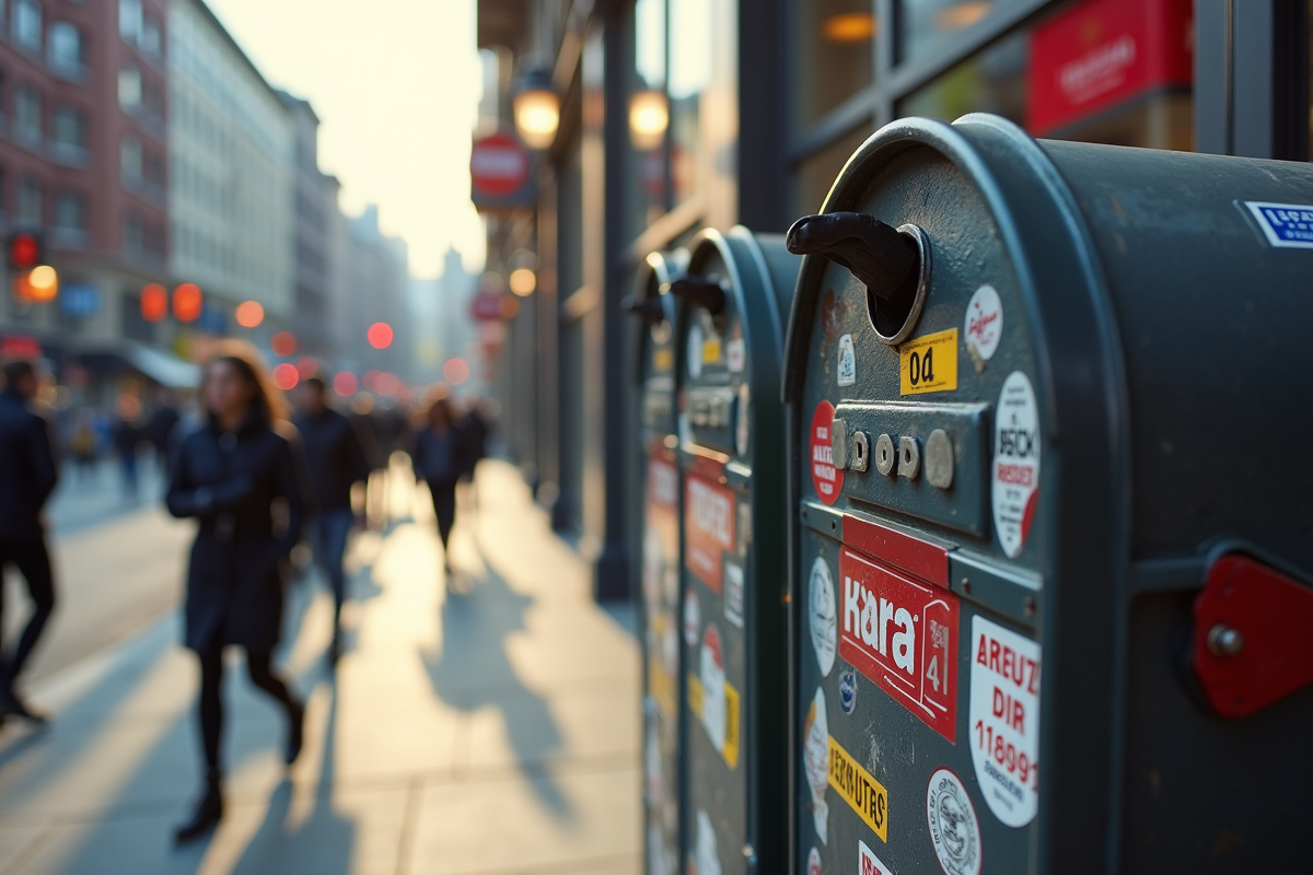 Boite aux lettres de Quebec couverte d